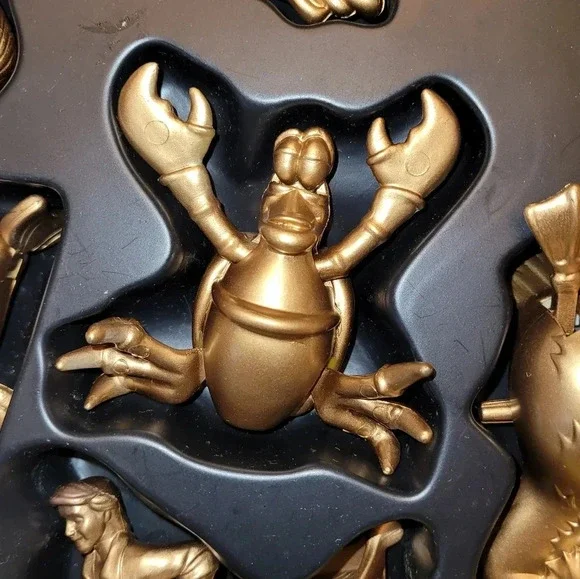 McDonalds 1997 Little Mermaid Golden Toy Set NEW IN BOX! - Picture 8 of 16